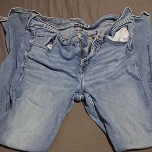 American EAGLE Kick Boot Blue Denim Women's Jeans